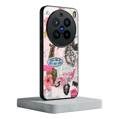 Lost Call vivo x200 pro mobile cover | shockproof glass phone case