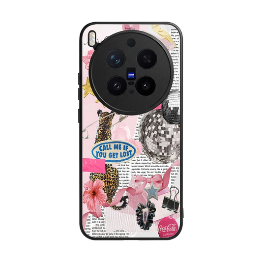 Lost Call back phone cover | glass case for vivo x300 pro