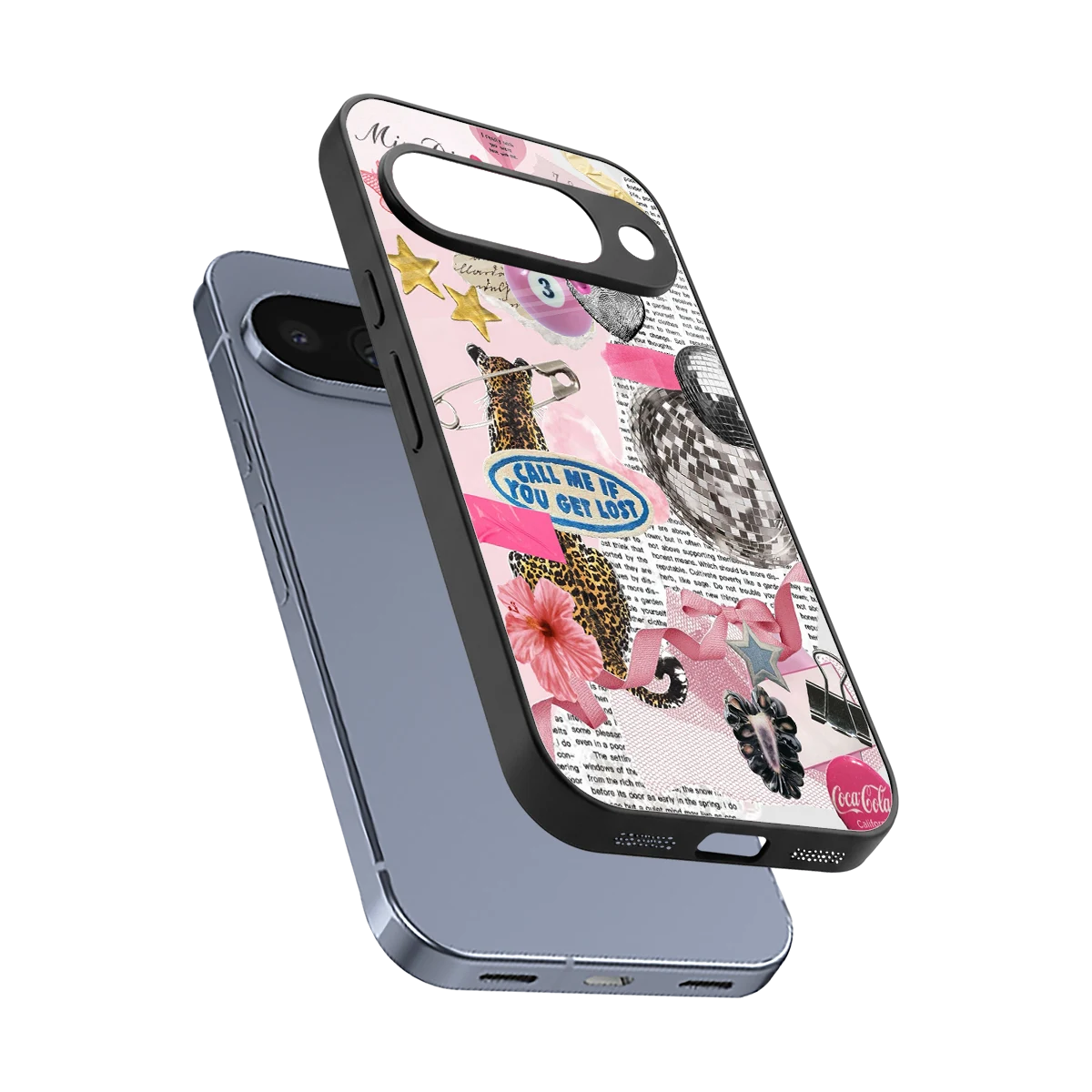 Lost Call sleek google pixel 10 cover with tempered glass back and TPU edges
