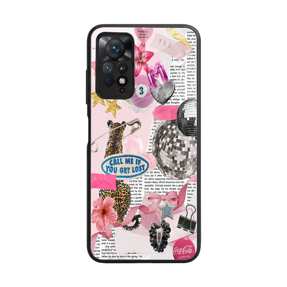 Lost Call back phone cover | glass case for redmi note 11 pro
