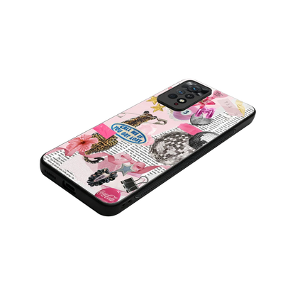 Lost Call stylish phone case for redmi note 11 pro | glossy glass and slim fit