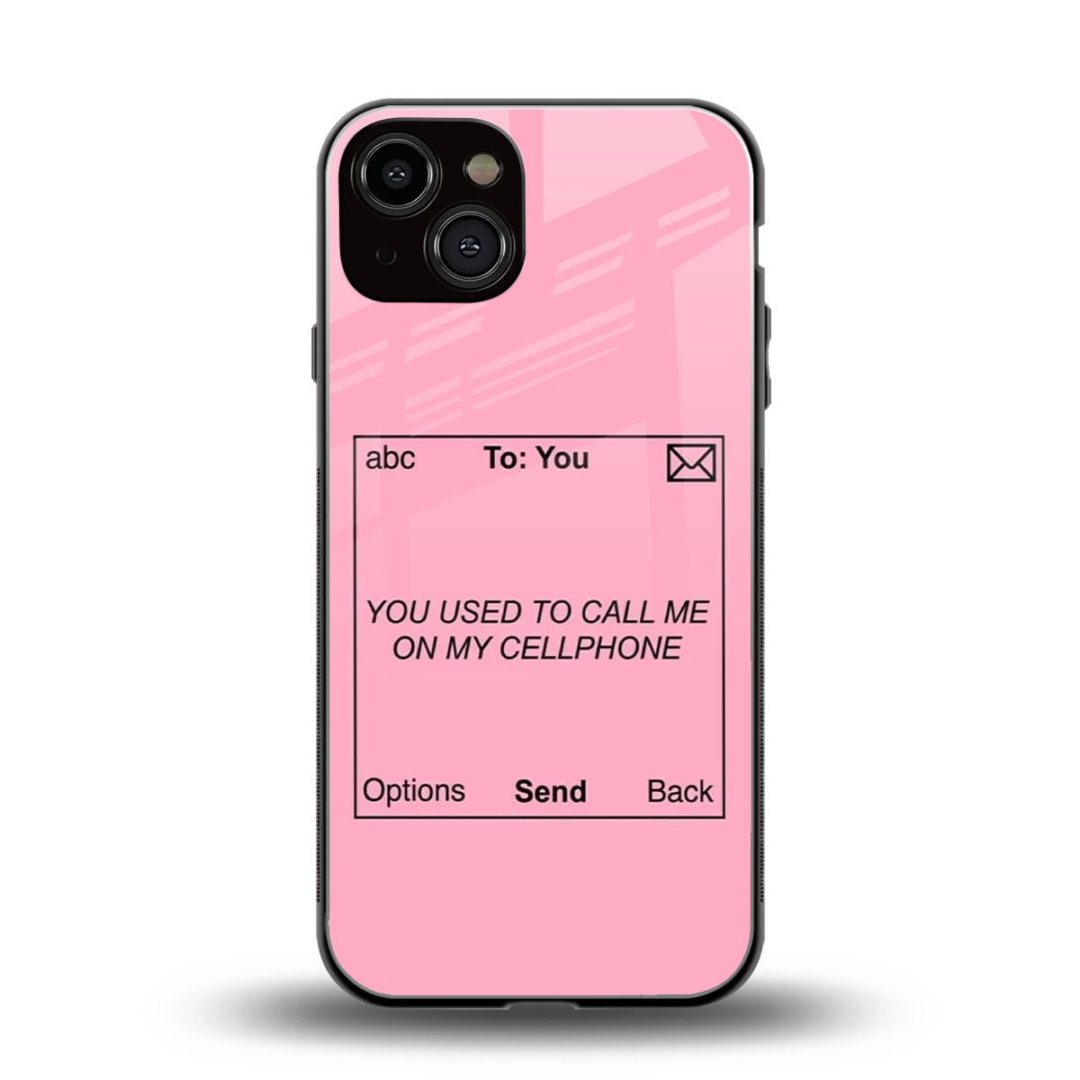 Lost Connection back phone cover | glass case for iphone 13