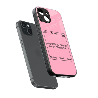 Lost Connection sleek iphone 14 cover with tempered glass back and TPU edges