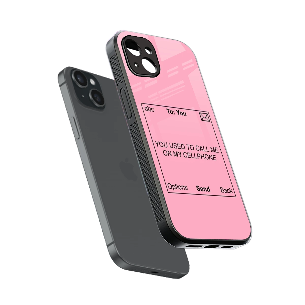 Lost Connection sleek iphone 14 plus cover with tempered glass back and TPU edges