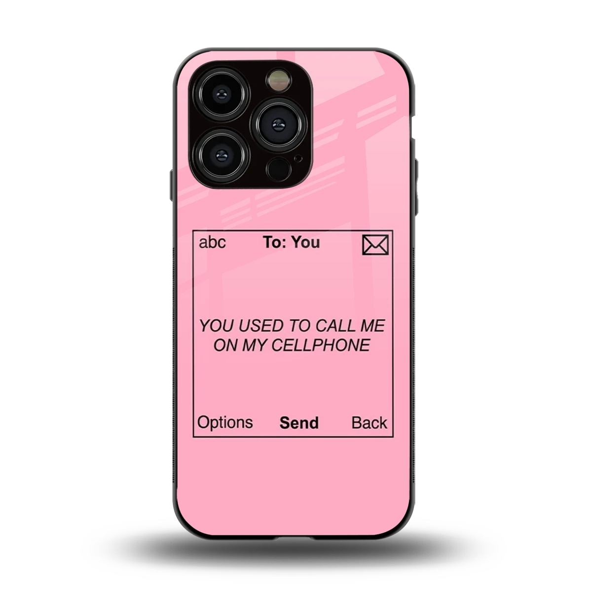 Lost Connection back phone cover | glass case for iphone 15 pro