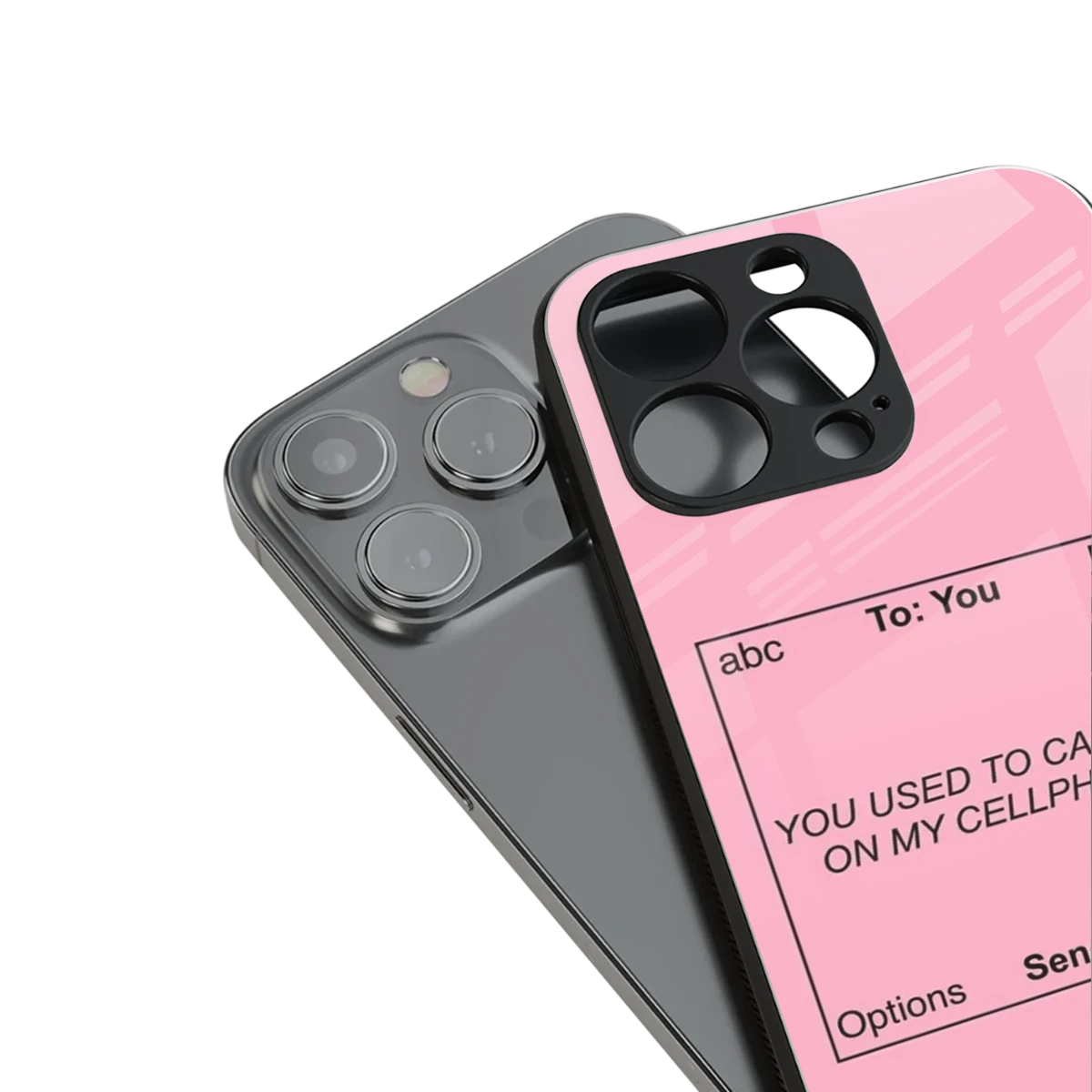 Lost Connection stylish phone case for iphone 15 pro max | glossy glass and slim fit