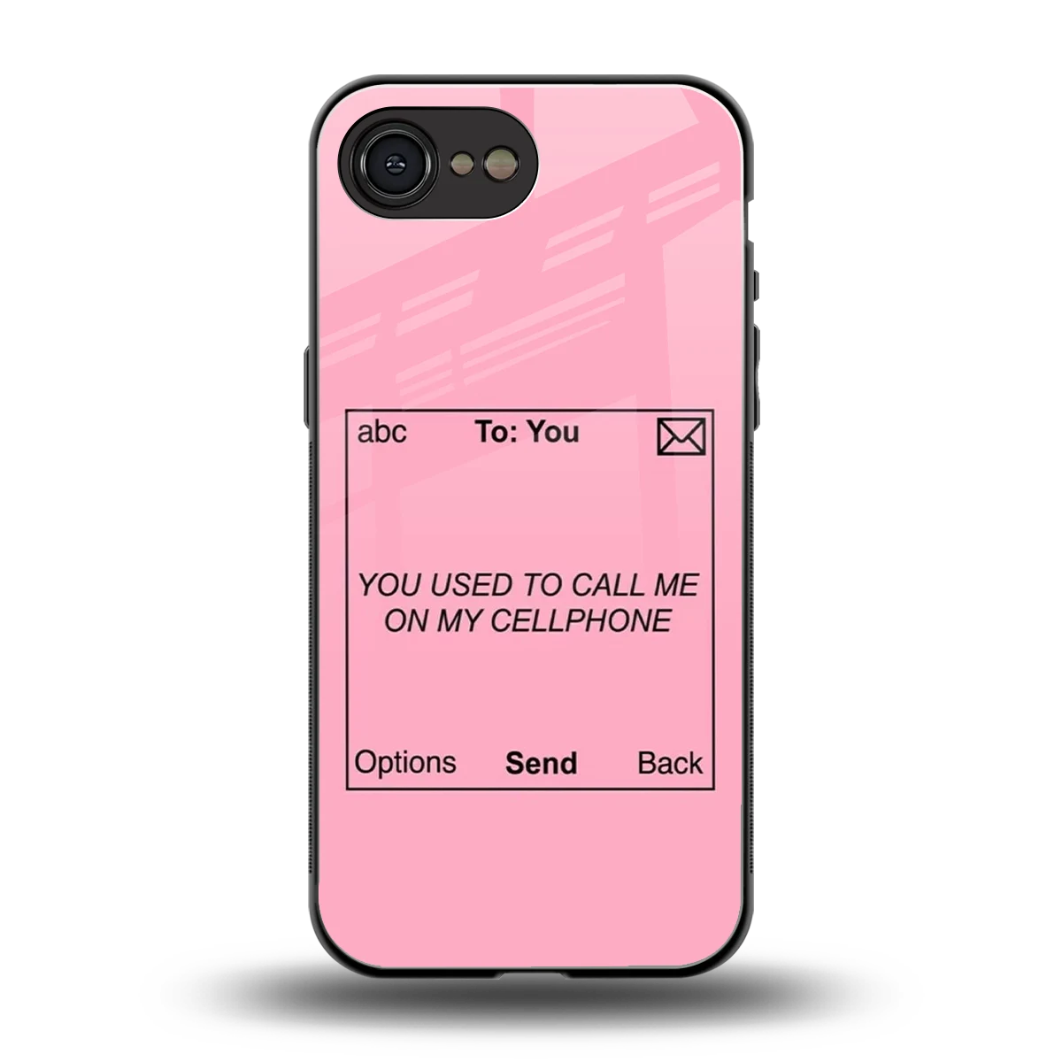 Lost Connection back phone cover | glass case for iphone 16e