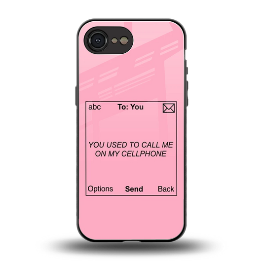 Lost Connection back phone cover | glass case for iphone 17e
