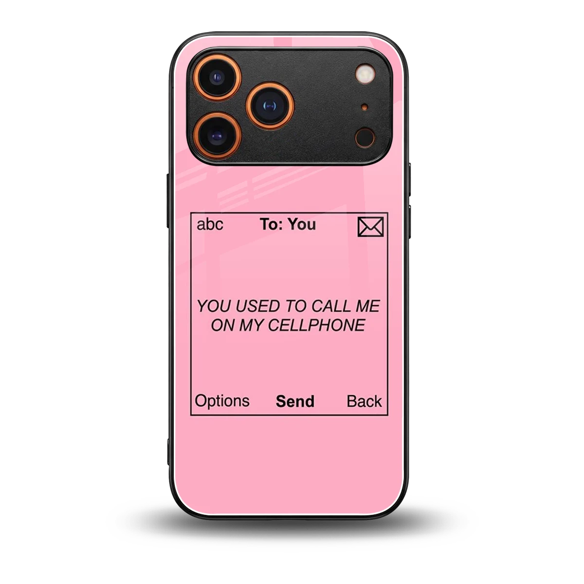 Lost Connection back phone cover | glass case for iphone 17 pro