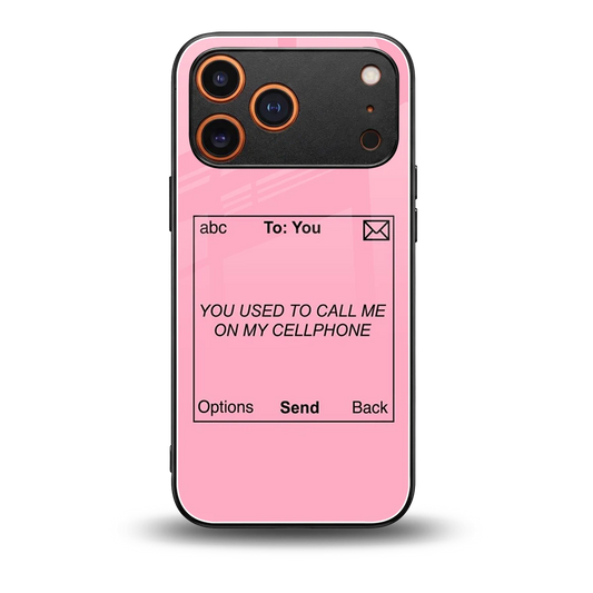Lost Connection back phone cover | glass case for iphone 17 pro max