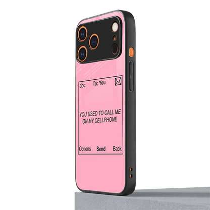 Lost Connection iphone 17 pro mobile cover | shockproof glass phone case