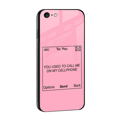 Lost Connection sleek iphone 6s plus cover with tempered glass back and TPU edges