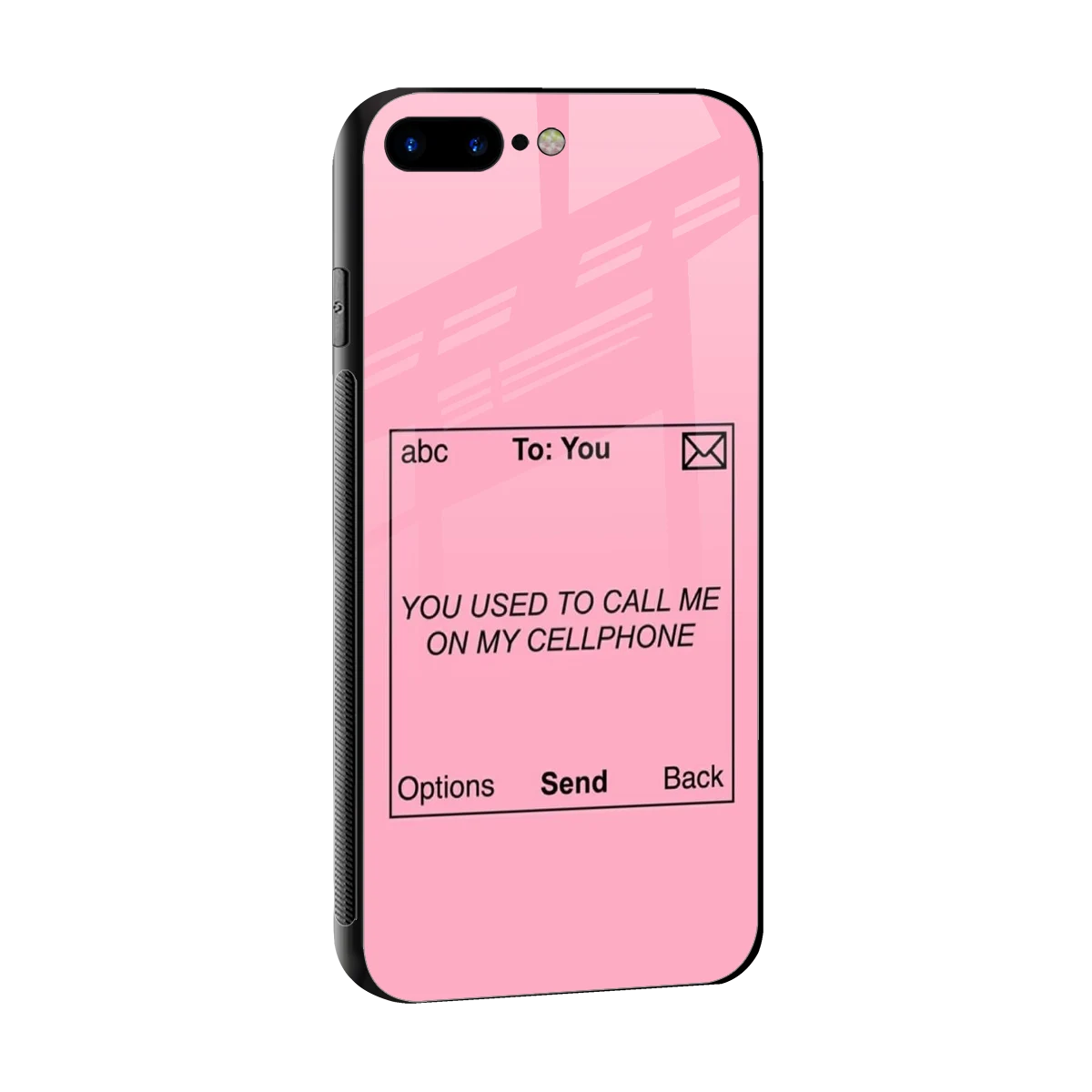 Lost Connection sleek iphone 8 plus cover with tempered glass back and TPU edges