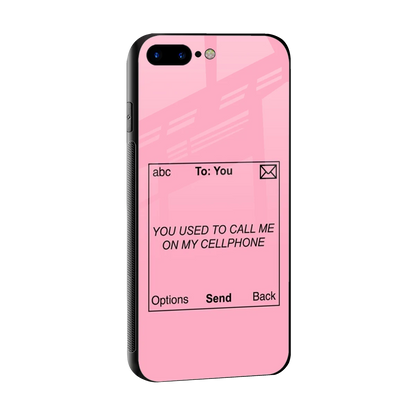 Lost Connection sleek iphone 8 plus cover with tempered glass back and TPU edges