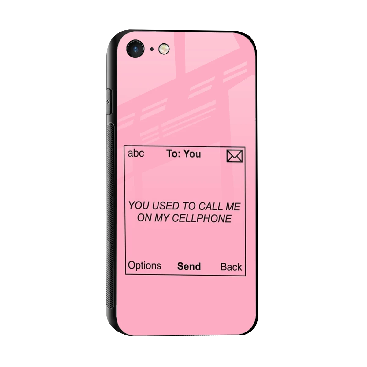 Lost Connection sleek iphone 7 cover with tempered glass back and TPU edges