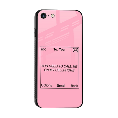Lost Connection sleek iphone 7 cover with tempered glass back and TPU edges