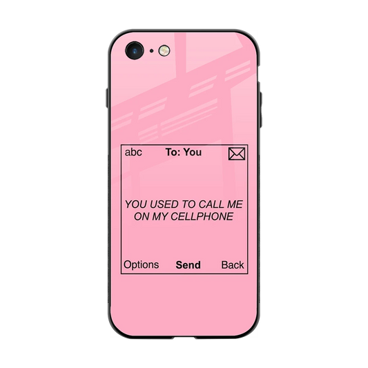Lost Connection back phone cover | glass case for iphone 7