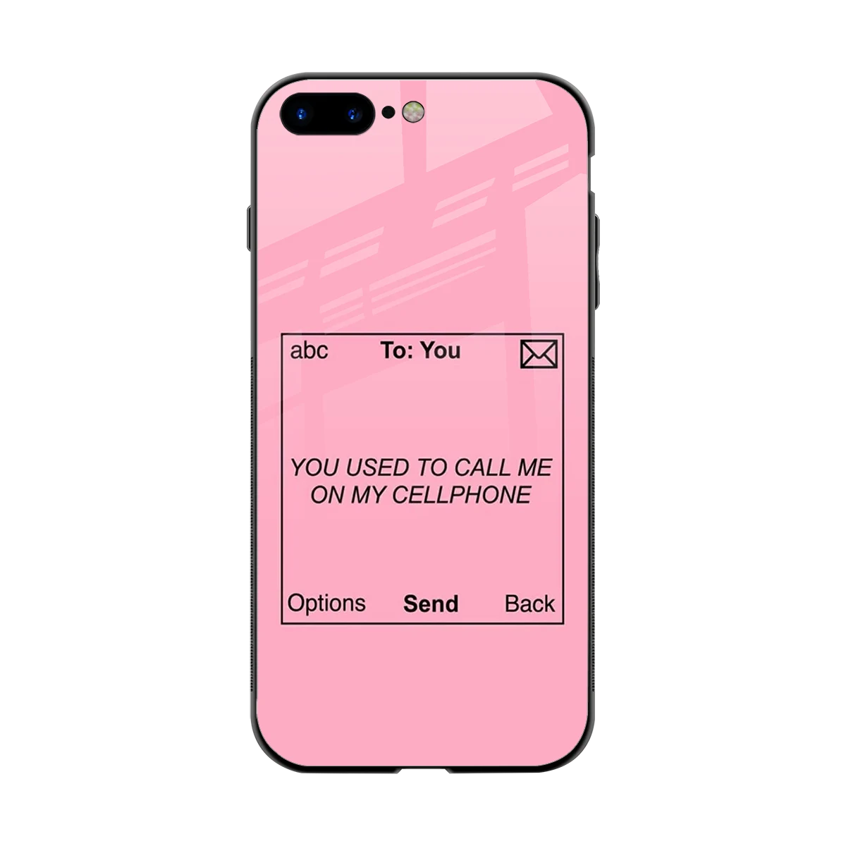 Lost Connection back phone cover | glass case for iphone 8 plus