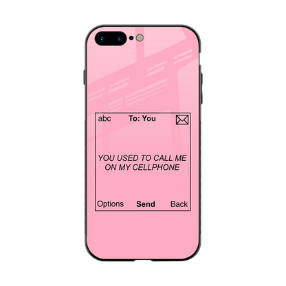 Lost Connection back phone cover | glass case for iphone 8 plus