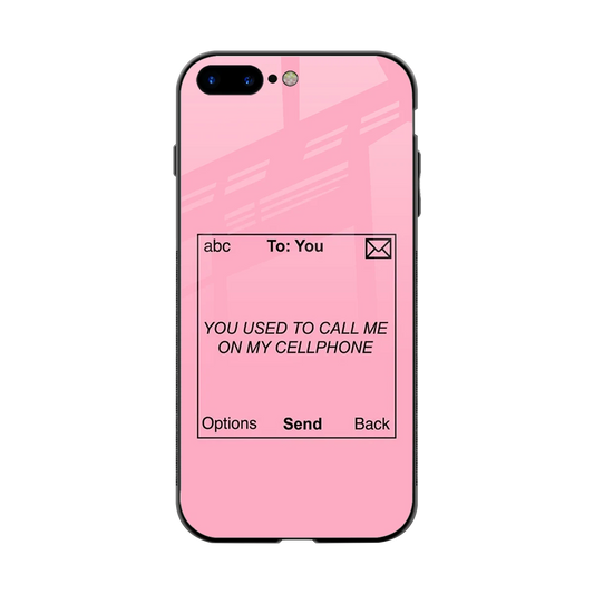 Lost Connection back phone cover | glass case for iphone 8 plus