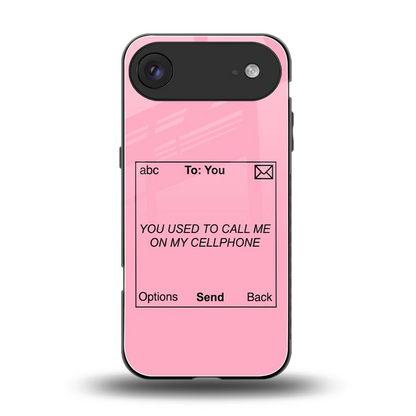 Lost Connection back phone cover | glass case for iphone air