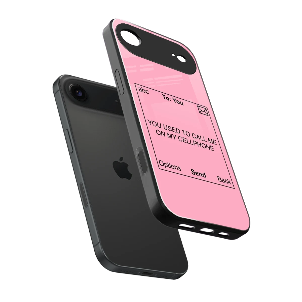 Lost Connection sleek iphone air cover with tempered glass back and TPU edges