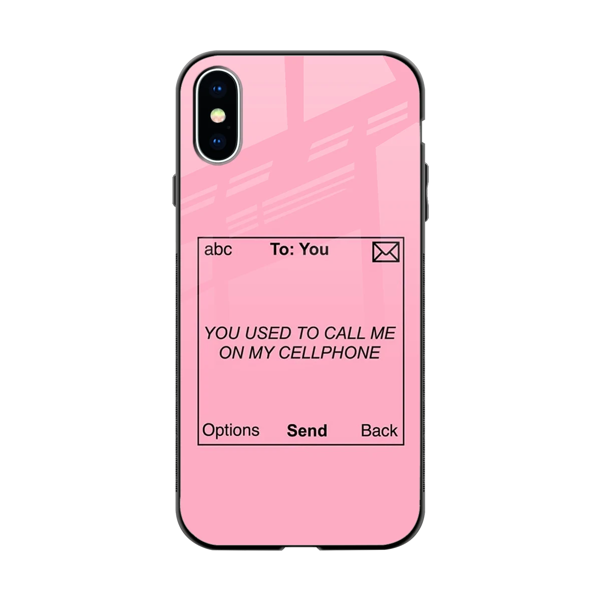 Lost Connection back phone cover | glass case for iphone x