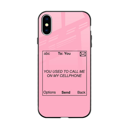 Lost Connection back phone cover | glass case for iphone x