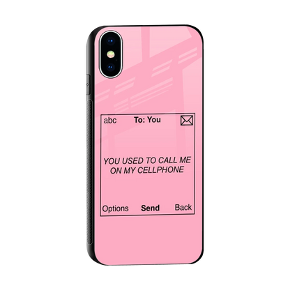 Lost Connection sleek iphone x cover with tempered glass back and TPU edges
