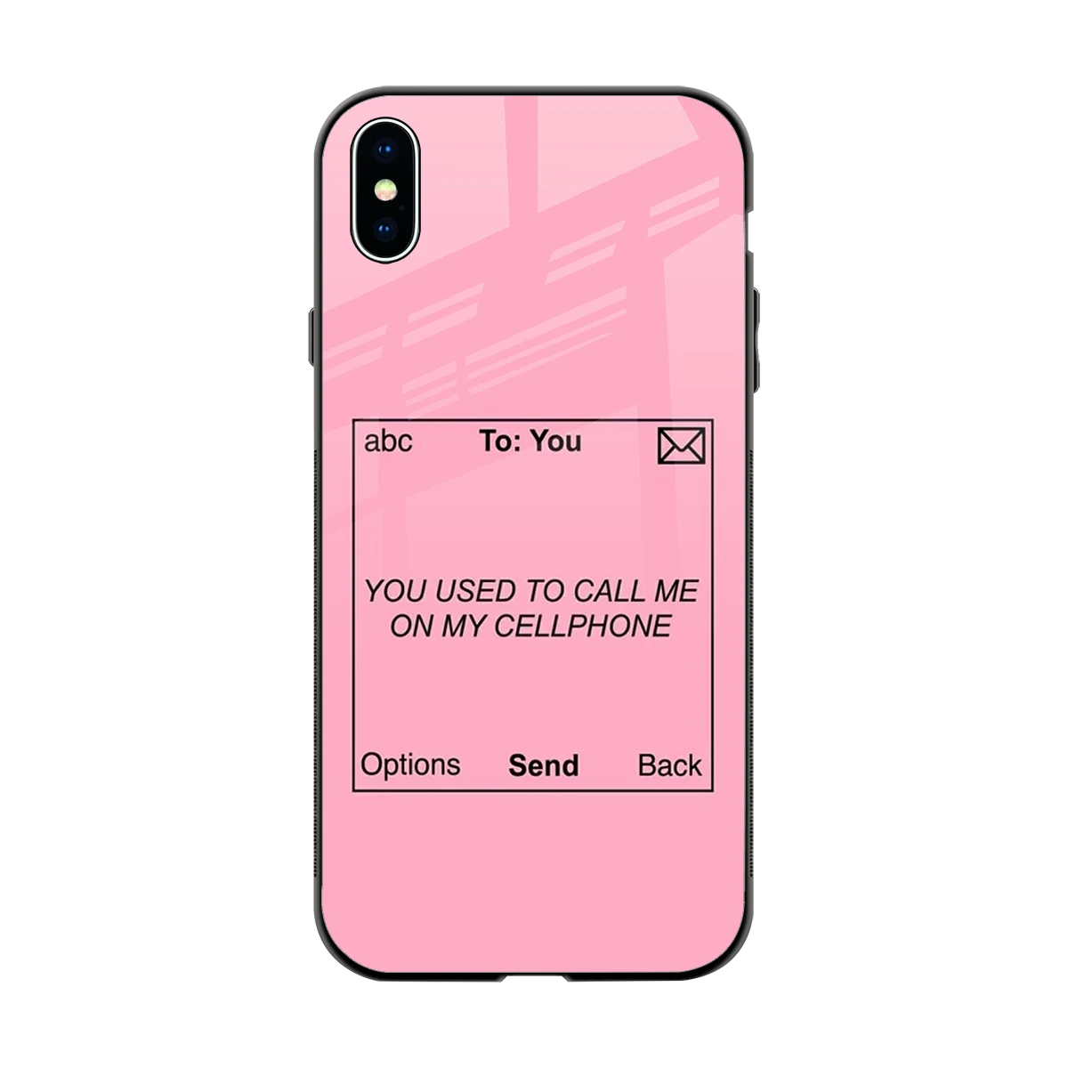 Lost Connection back phone cover | glass case for iphone xs max