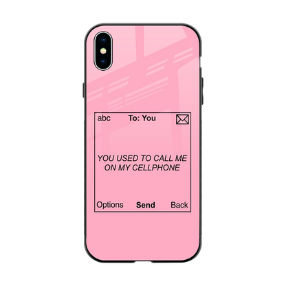 Lost Connection back phone cover | glass case for iphone xs max