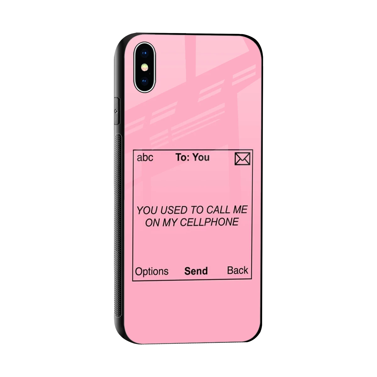 Lost Connection sleek iphone xs max cover with tempered glass back and TPU edges