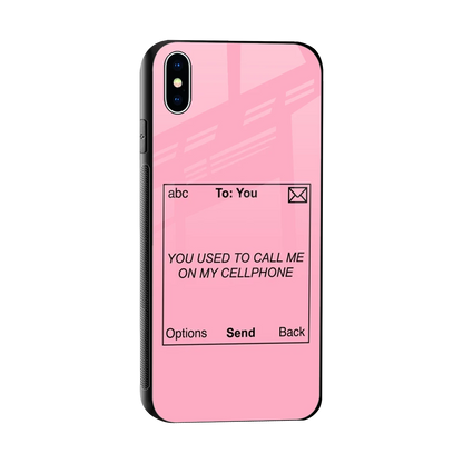 Lost Connection sleek iphone xs max cover with tempered glass back and TPU edges