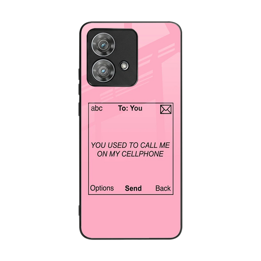 Lost Connection back phone cover | glass case for motorola edge 40 neo 5g