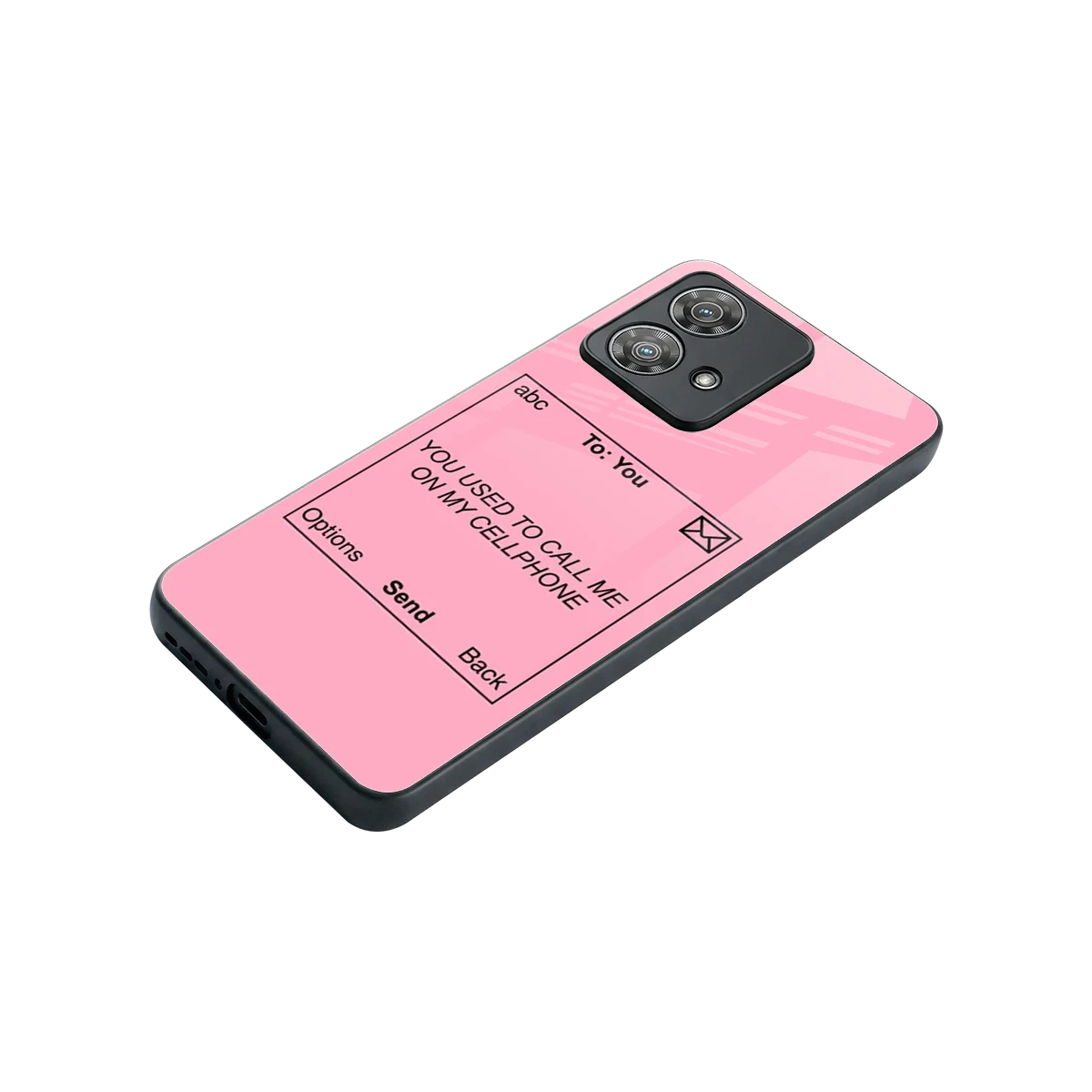 Lost Connection stylish phone case for motorola edge 40 neo 5g | glossy glass and slim fit
