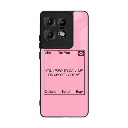 Lost Connection back phone cover | glass case for motorola edge 50 pro