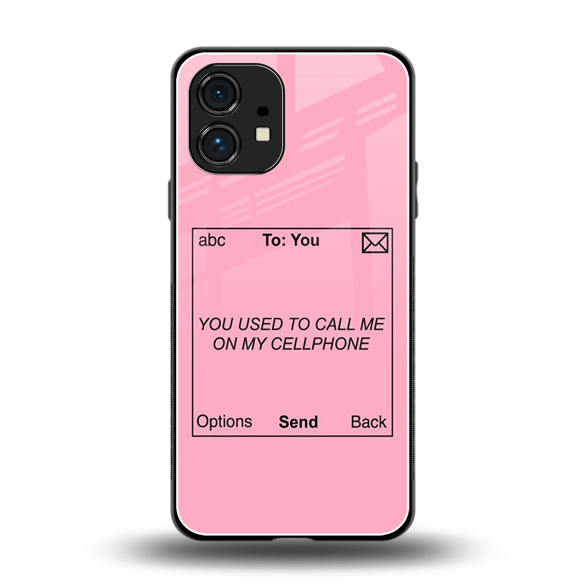 Lost Connection back phone cover | glass case for nothing phone 1