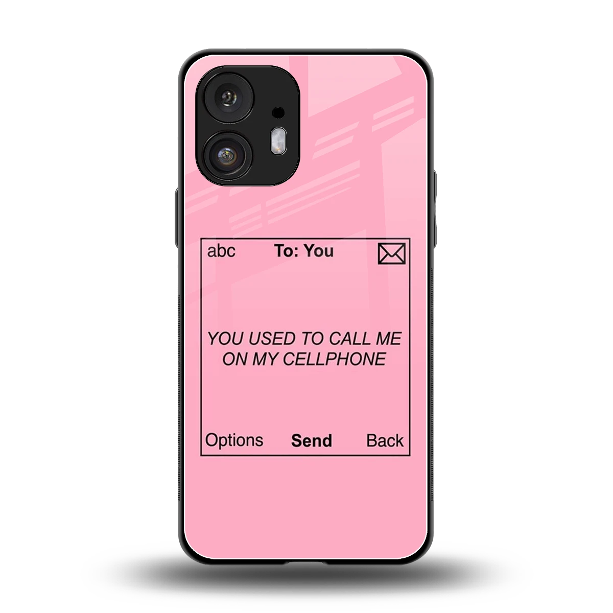 Lost Connection back phone cover | glass case for nothing phone 2