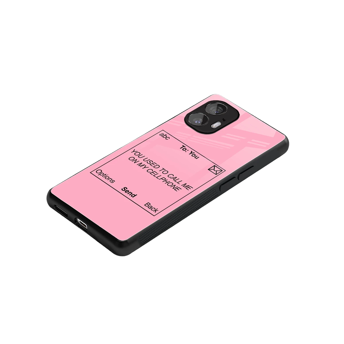 Lost Connection stylish phone case for nothing phone 2 | glossy glass and slim fit