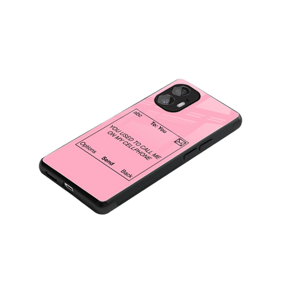 Lost Connection stylish phone case for nothing phone 2 | glossy glass and slim fit