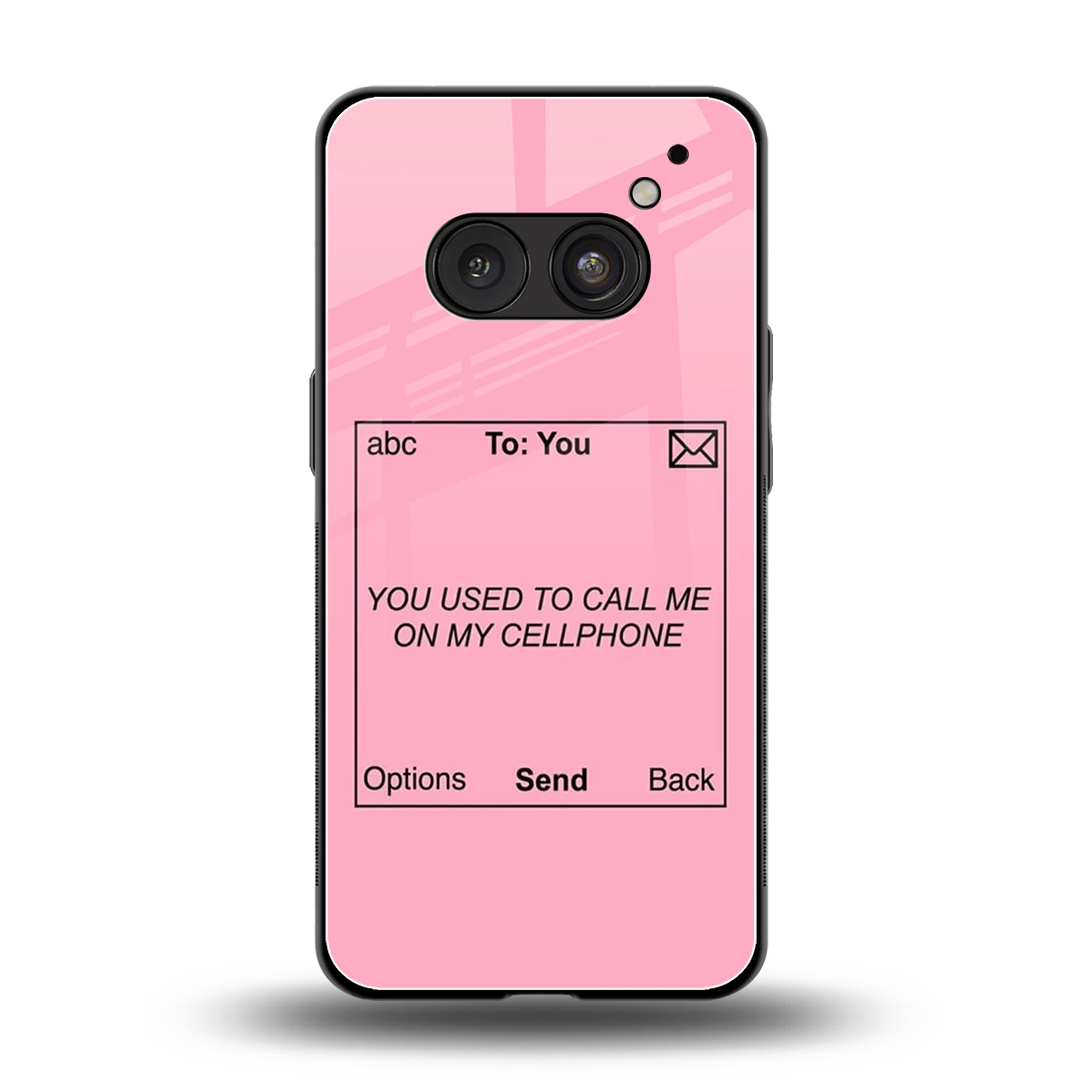 Lost Connection back phone cover | glass case for nothing phone 2a