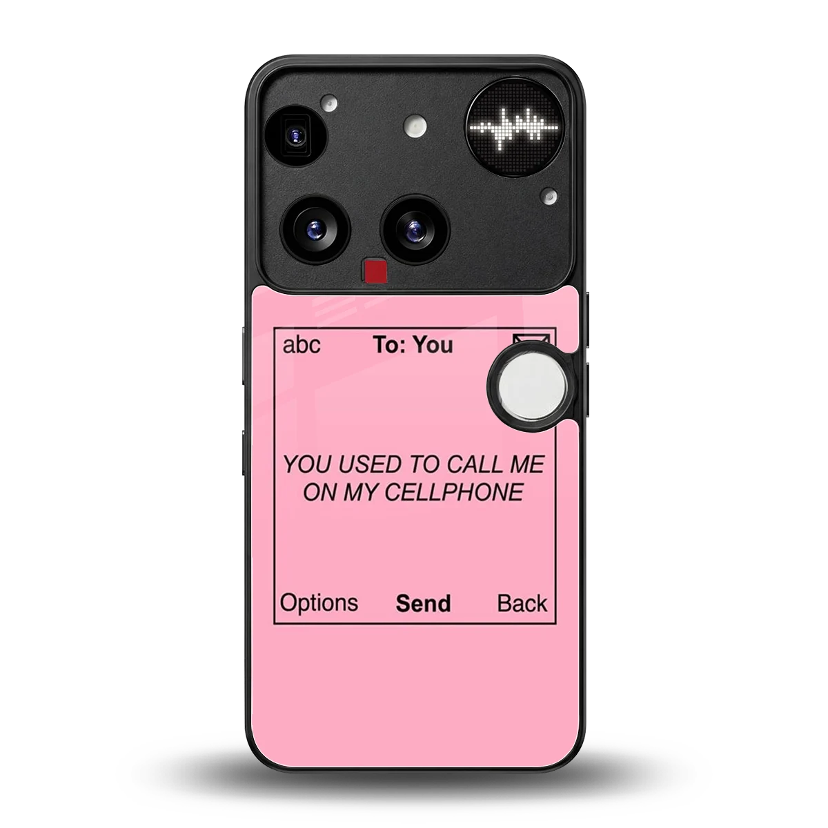 Lost Connection back phone cover | glass case for nothing phone 3