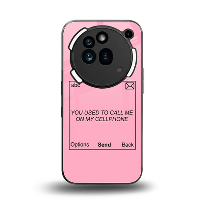 Lost Connection back phone cover | glass case for nothing phone 3a pro
