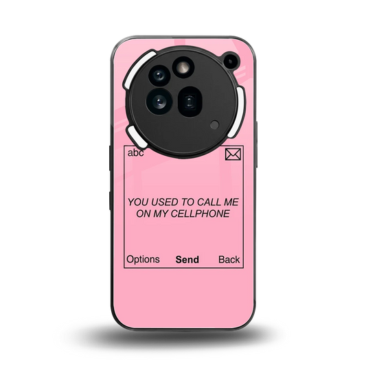 Lost Connection back phone cover | glass case for nothing phone 3a pro