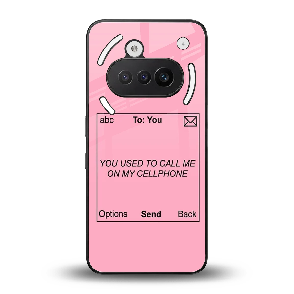 Lost Connection back phone cover | glass case for nothing phone 3a