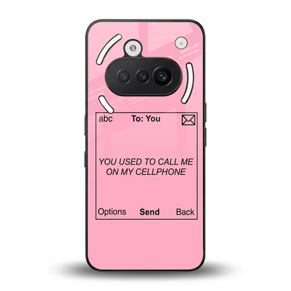 Lost Connection back phone cover | glass case for nothing phone 3a