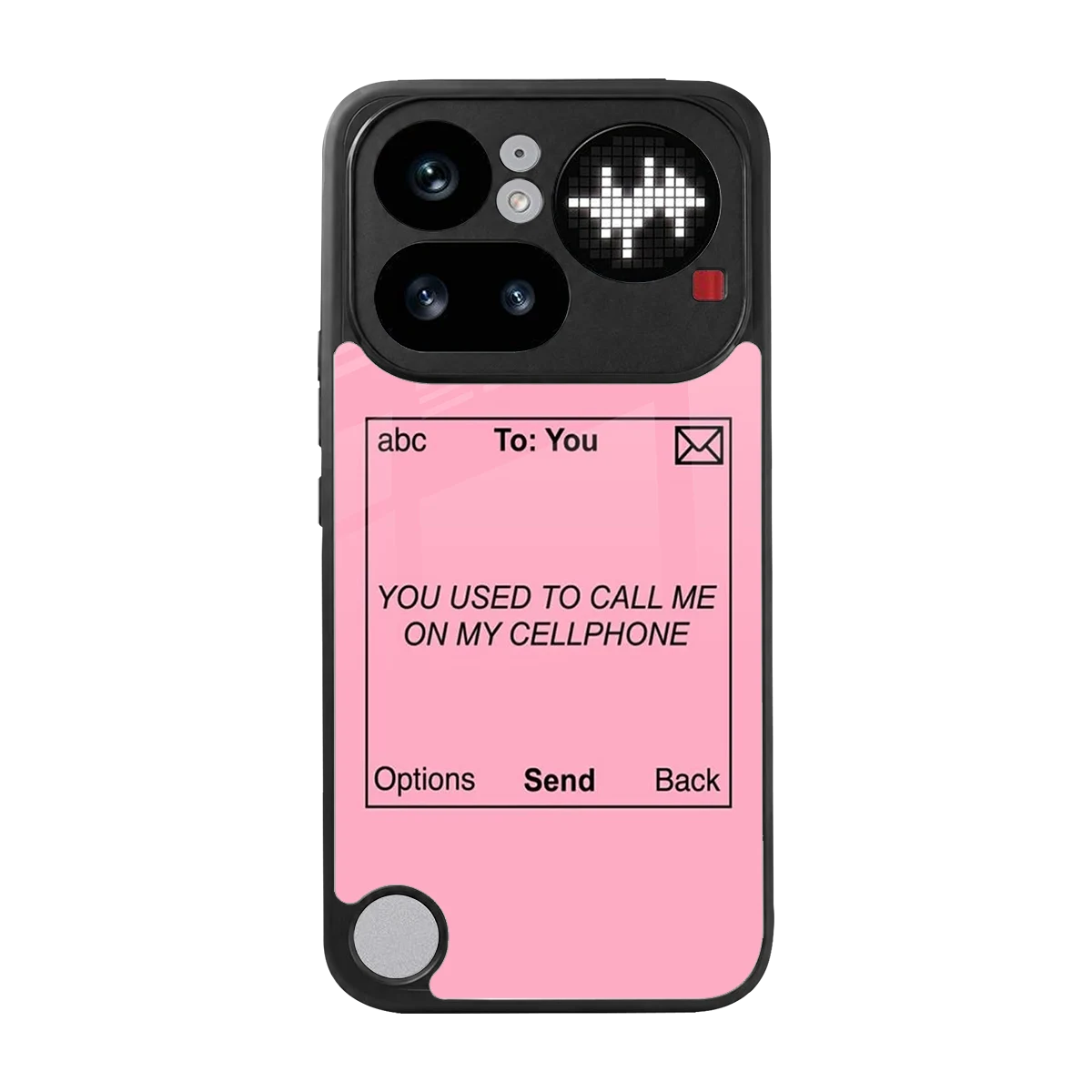 Lost Connection back phone cover | glass case for nothing phone 4a pro