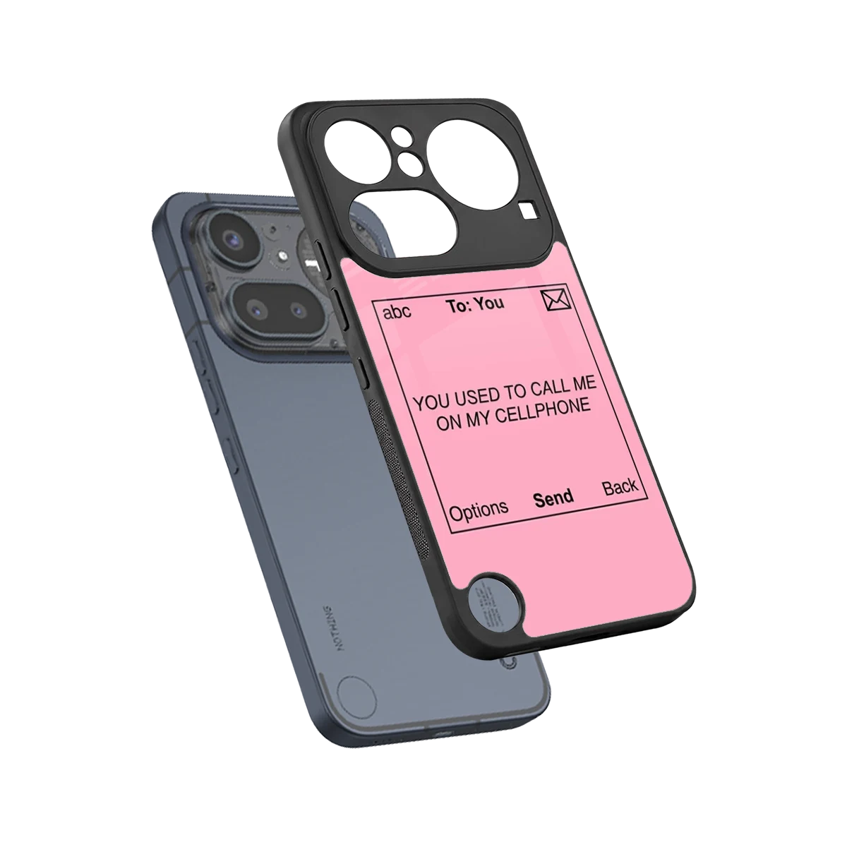Lost Connection sleek nothing phone 4a pro cover with tempered glass back and TPU edges