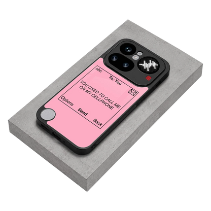 Lost Connection stylish phone case for nothing phone 4a pro | glossy glass and slim fit