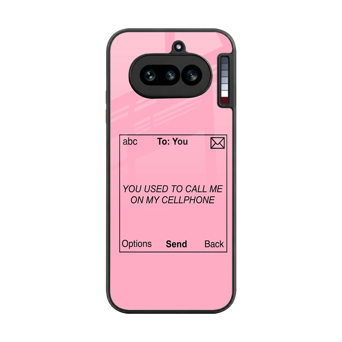 Lost Connection back phone cover | glass case for nothing phone 4a